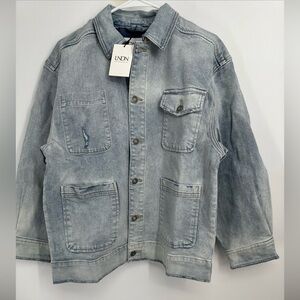 LNDN Landon Denim Los Angeles New Jeans Jacket Oversized XS